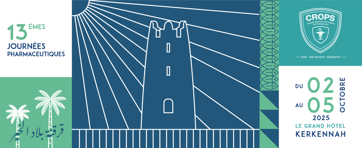 13èmes Journées Pharmaceutiques CROP Sfax - Sidi Bouzid - Kasserine